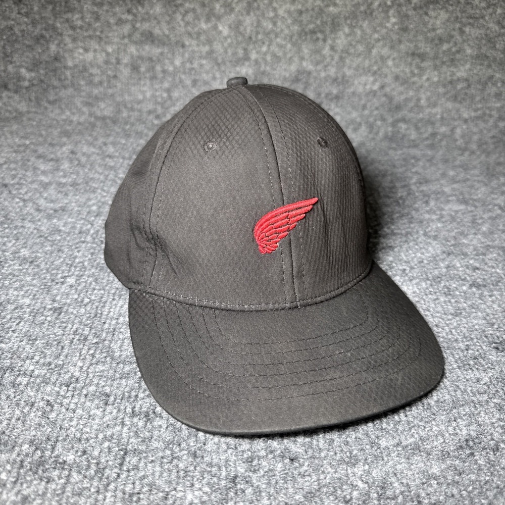 Red Wing Shoes Adjustable‎ Ball Cap Black Red Logo Embroidered